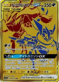 Pokémon-Karte Greninja & Zoroark GX 223/173