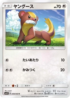 Pokémon-Karte Yungoos 049/000