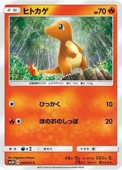 Pokémon-Karte Charmander 009/000