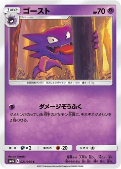 Pokémon-Karte Haunter 021/000