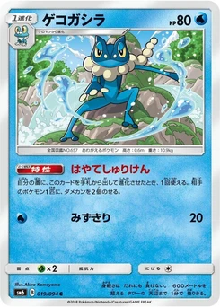 Pokémon-Karte Frogadier 019/000