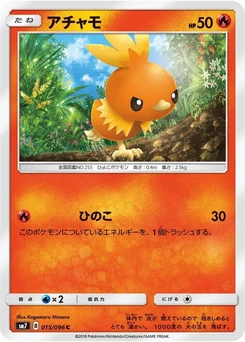 Pokémon-Karte Torchic 015/000
