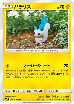 Pokémon-Karte Pachirisu 028/000
