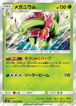 Pokémon-Karte Meganium 005/000