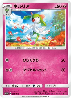 Pokémon-Karte Kirlia - 091/150 (Mirror Holofoil) 091/000
