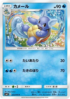 Pokémon-Karte Wartortle 022/000