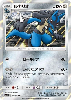Pokémon-Karte Lucario 035/000
