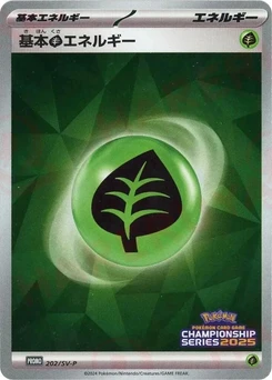 Pokémon-Karte Basic Grass Energy 202/000