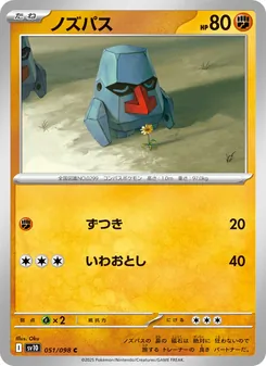 Pokémon-Karte Nosepass 051/098
