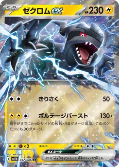 Pokémon-Karte Zekrom ex 037/174