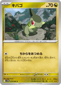 Pokémon-Karte Axew 070/174