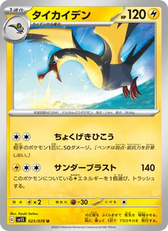 Pokémon-Karte Kilowattrel 025/078