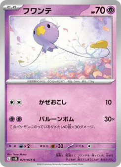 Pokémon-Karte Drifloon 029/078