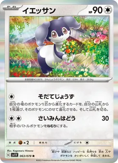 Pokémon-Karte Indeedee 063/078