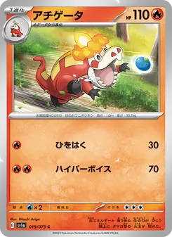 Pokémon-Karte Crocalor 019/073