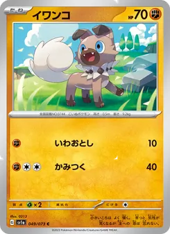 Pokémon-Karte Rockruff 049/073