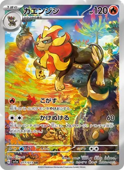 Pokémon-Karte Pyroar 077/073