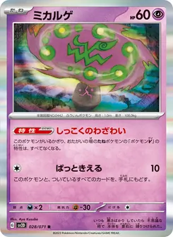 Pokémon-Karte Spiritomb 028/071