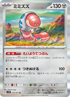 Pokémon-Karte Orthworm 055/071