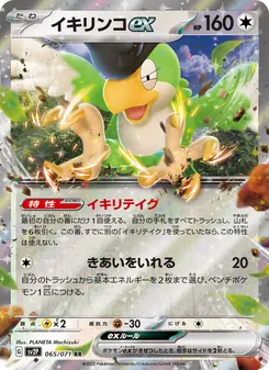 Pokémon-Karte Squawkabilly ex 065/071