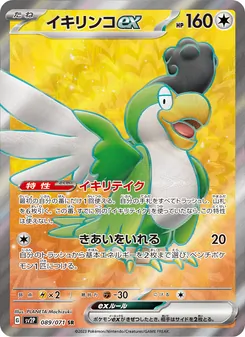 Pokémon-Karte Squawkabilly ex 089/071