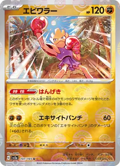 Pokémon-Karte Hitmonchan 107/165