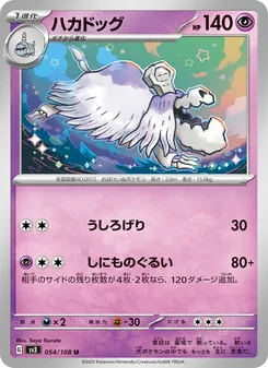 Pokémon-Karte Houndstone 054/108