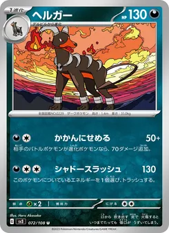Pokémon-Karte Houndoom 072/108