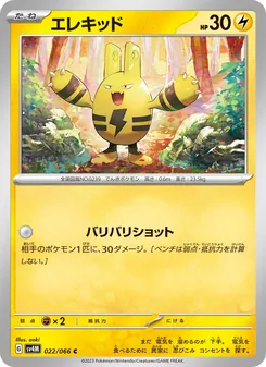 Pokémon-Karte Elekid 022/066