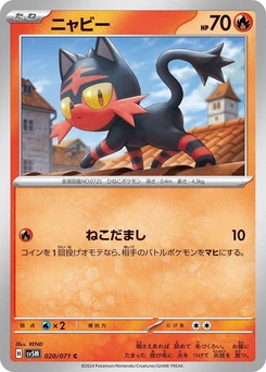 Pokémon-Karte Litten 020/000