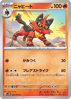Pokémon-Karte Torracat 021/000