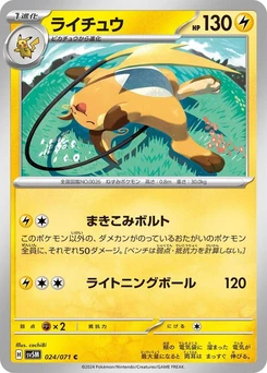 Pokémon-Karte Raichu 024/000