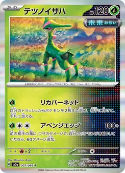 Pokémon-Karte Iron Leaves 007/066