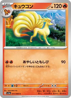 Pokémon-Karte Ninetales 011/066