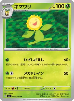 Pokémon-Karte Sunflora 002/101