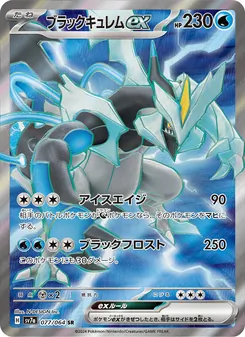 Pokémon-Karte Black Kyurem ex 077/064