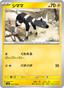 Pokémon-Karte Blitzle 038/106