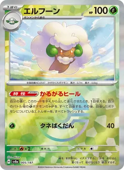 Pokémon-Karte Whimsicott 005/187