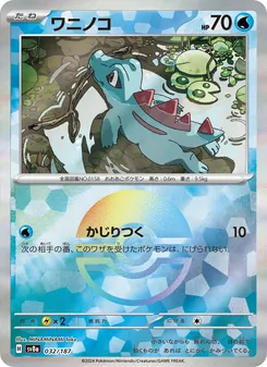 Pokémon-Karte Totodile 032/187