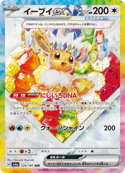 Pokémon-Karte Eevee ex 224/187