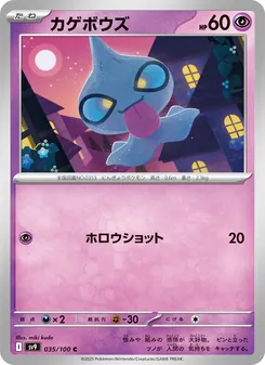 Pokémon-Karte Shuppet 035/100