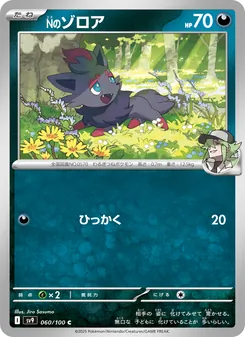 Pokémon-Karte N's Zorua 060/100