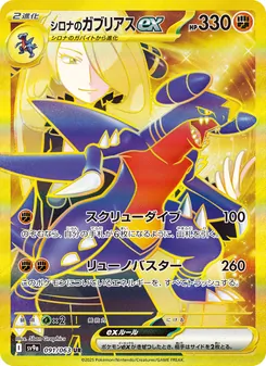 Pokémon-Karte Cynthia's Garchomp ex 091/063