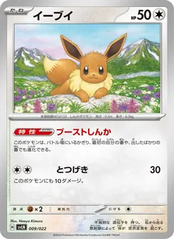 Pokémon-Karte Eevee 009/022