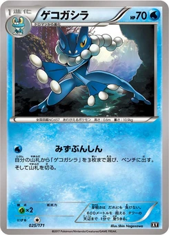 Pokémon-Karte Frogadier (Mirror Holofoil) 025/000