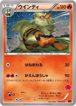 Pokémon-Karte Arcanine 002/000