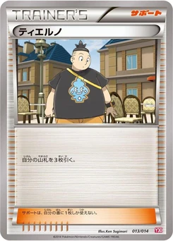 Pokémon-Karte Tierno 013/000