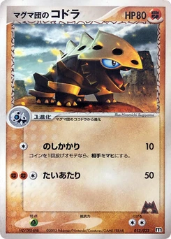 Pokémon-Karte Team Magma's Lairon 013/000