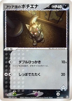 Pokémon-Karte Team Aqua's Poochyena 020/000
