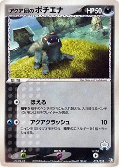 Pokémon-Karte Team Aqua's Poochyena 021/000